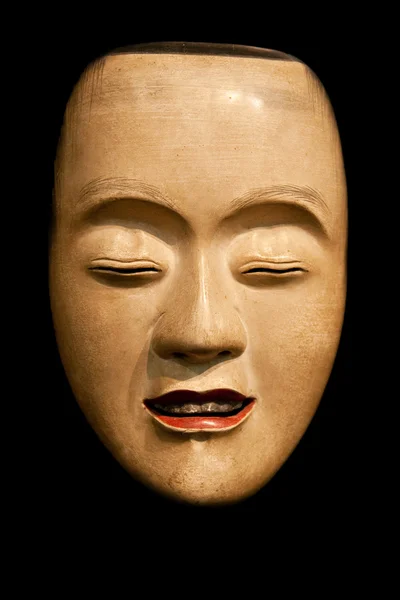 Ko-Kasshiki (młody sługa) Noh maska — Zdjęcie stockowe