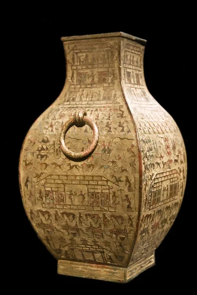 Starověká čínská váza — Stock fotografie
