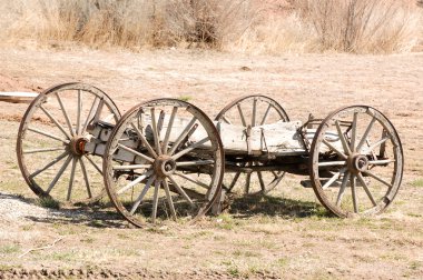 Old Timey Wagon clipart