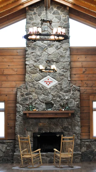 Arkansas Fireplace — Stock Photo, Image