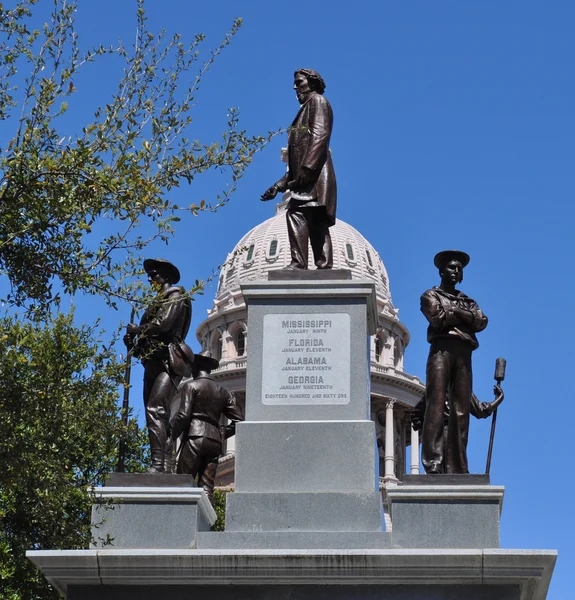 奥斯汀纪念碑-密西西比州佛罗里达州阿拉巴马格鲁吉亚 — 图库照片