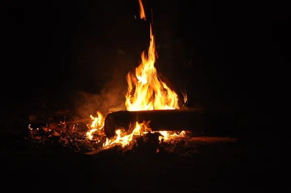 Ogień w tle — Zdjęcie stockowe