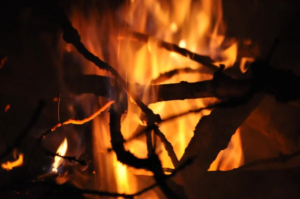 Hintergrund des Feuers — Stockfoto