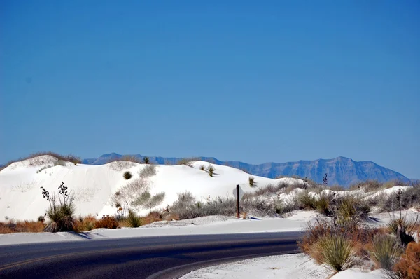 Witte zandstranden New Mexico — Stockfoto