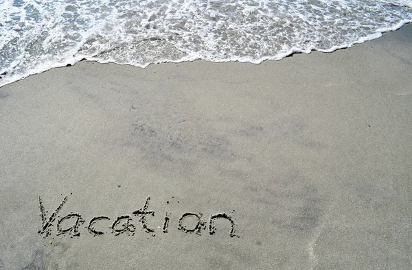 Vacances dans le sable — Photo