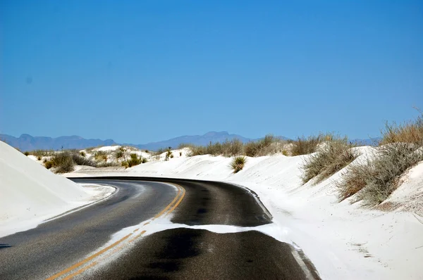 Białe piaski Nowy Meksyk — Zdjęcie stockowe