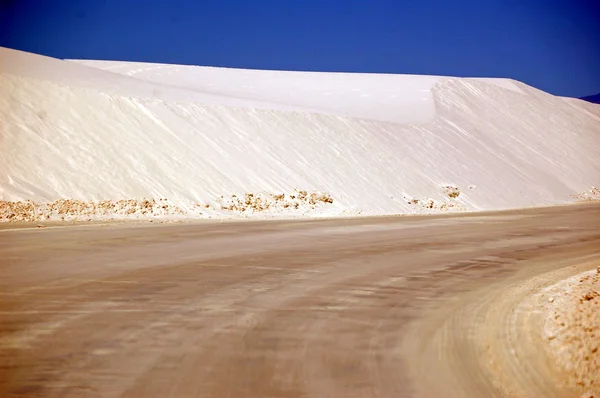Λευκή άμμος Νέο Μεξικό — Φωτογραφία Αρχείου