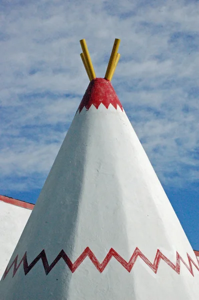 Kızılderili çadırı motel — Stok fotoğraf