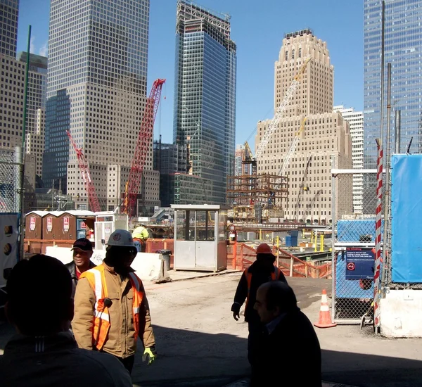 Construção do World Trade Center — Fotografia de Stock