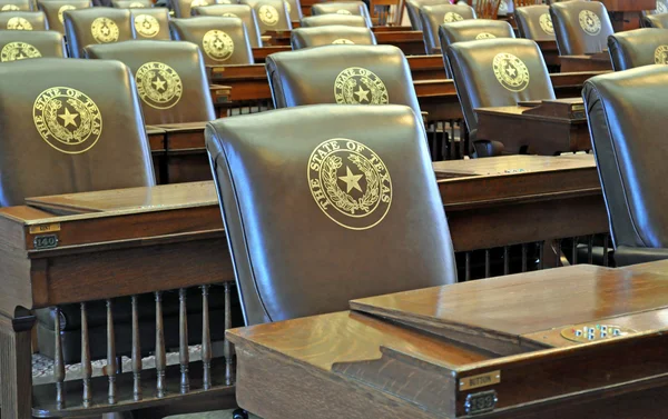 Sedie del Texas Capitol — Foto Stock