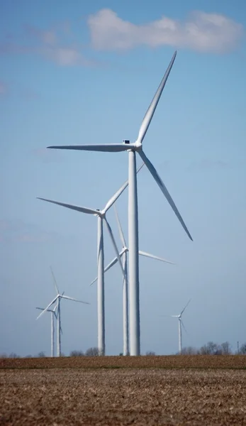 Turbiny wiatrowe Zdjęcie Stockowe
