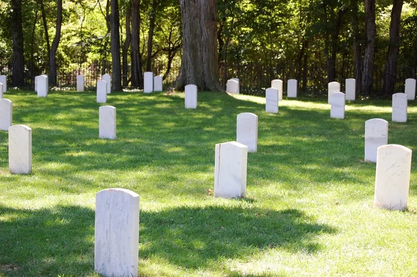 Конфедеративное кладбище острова Джонсон — стоковое фото