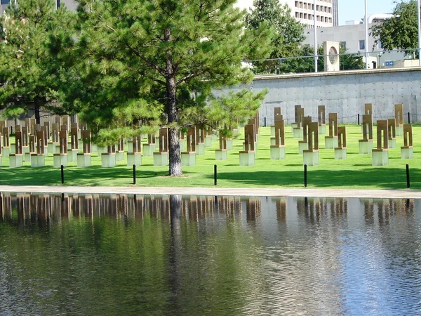 Památník bombardování Oklahoma city — Stock fotografie