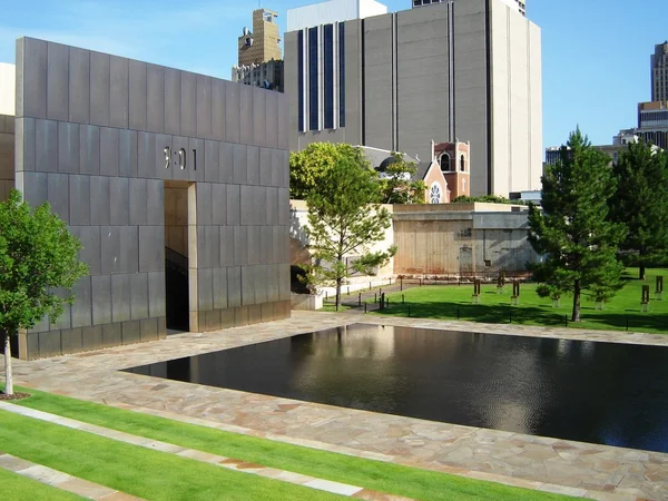 Oklahoma city bombningen memorial — Stockfoto
