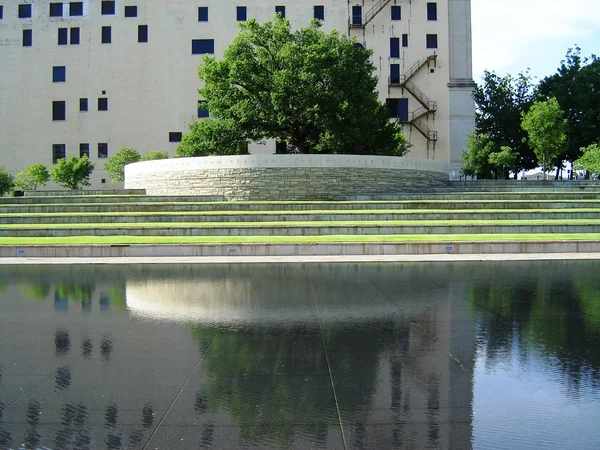 Pomnik zamachu w Oklahoma city — Zdjęcie stockowe