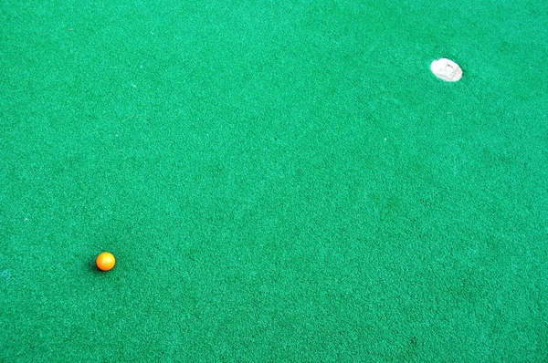 Fundo de golfe em miniatura — Fotografia de Stock