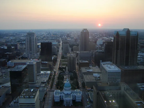 Vista de St Louis City — Fotografia de Stock