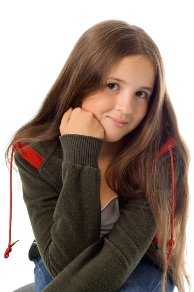 Portrait of teenager girl — Stock Photo, Image