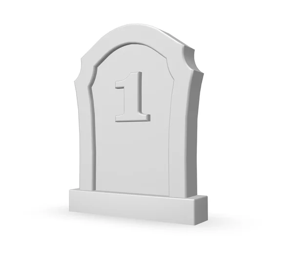 Number one is dead — Stock Photo, Image