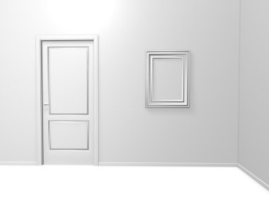 Blank picture frame clipart