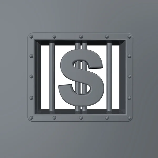 Dolar więzienia — Zdjęcie stockowe