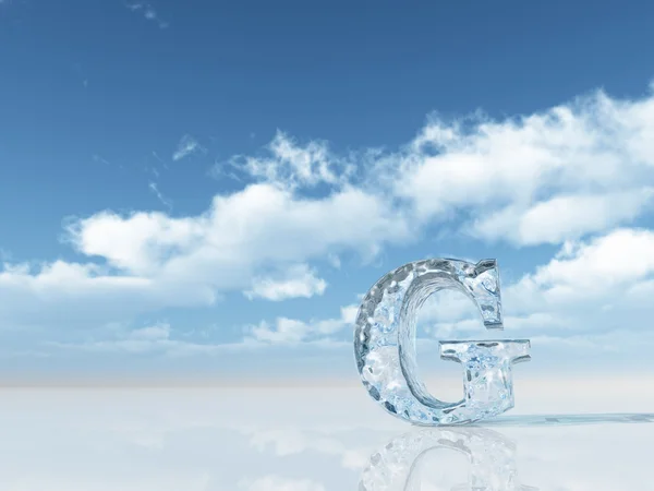 Frozen g — Stock Photo, Image