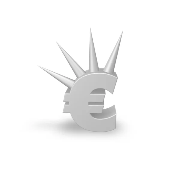 Шипы евро — стоковое фото