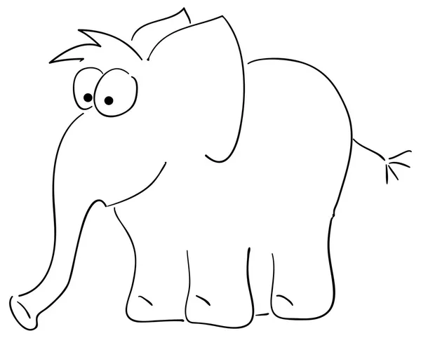 Art af elefant – Stock-vektor