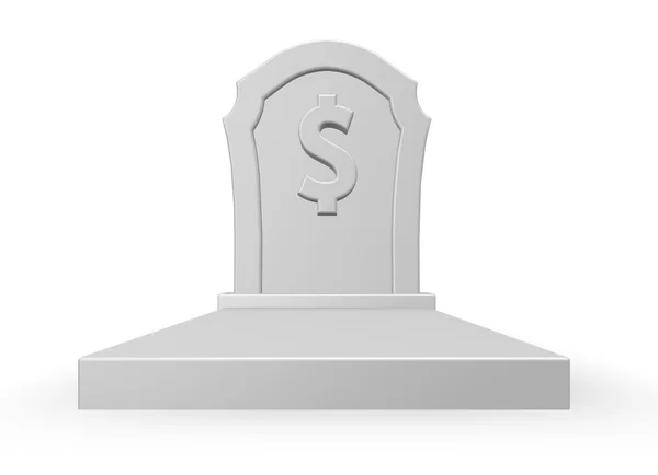 Мертві долар — стокове фото