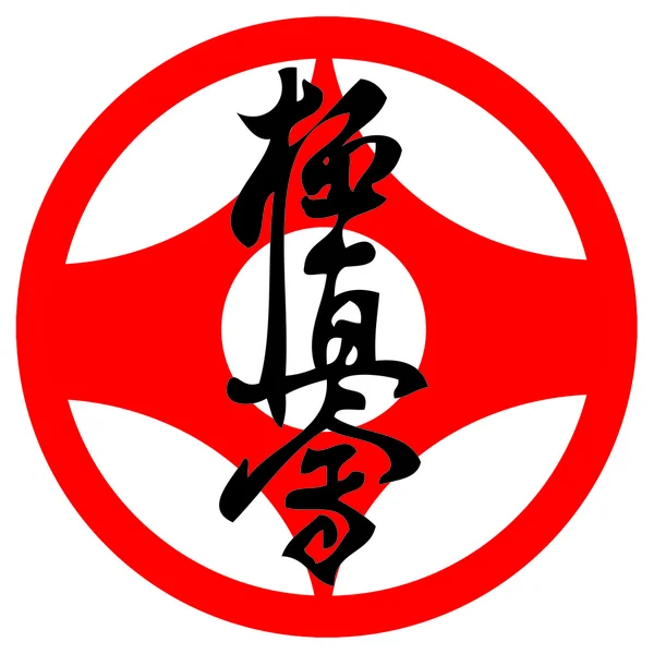Bojová umění - karate kyokushinkai — Stockový vektor