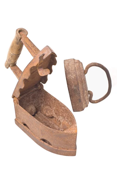 Старое старинное ржавое железо — стоковое фото