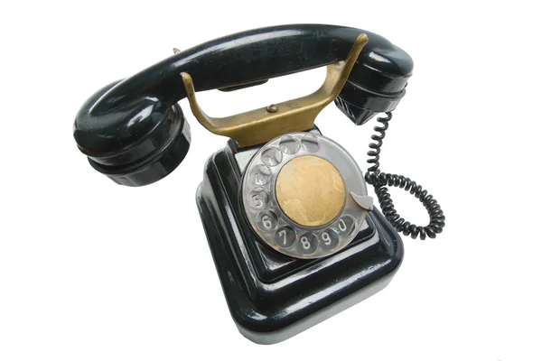 Vintage phone with disc dials — Stock Photo, Image
