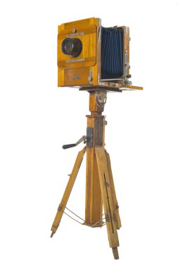 Old vintage photo camera clipart