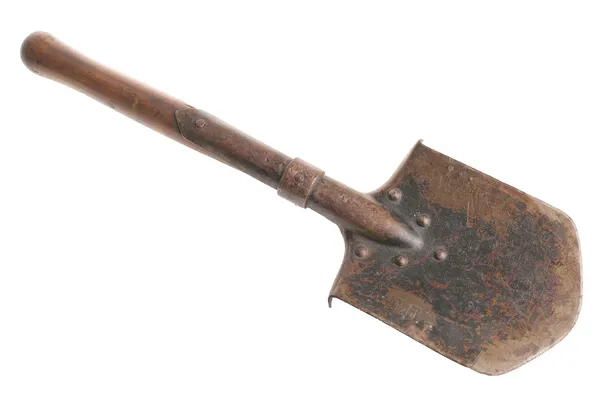 Армейская лопата — стоковое фото