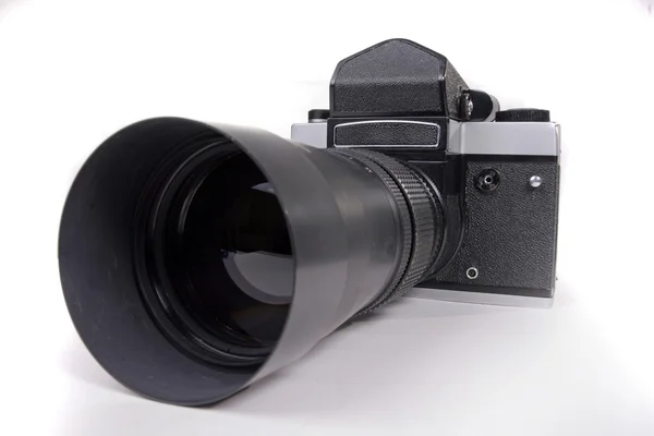 老式摄影相机 — 图库照片
