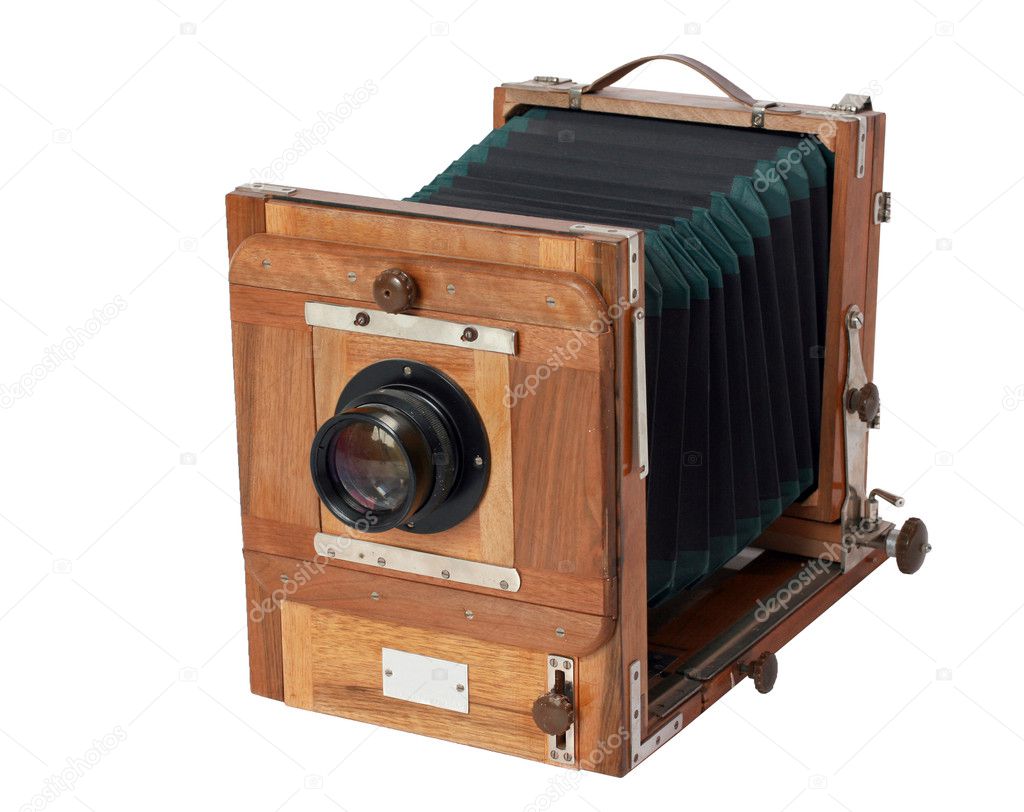 Old vintage photo camera