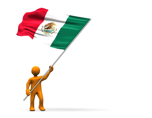 Mexiko fan — Stockfoto