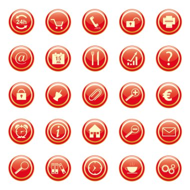 Business Buttons clipart