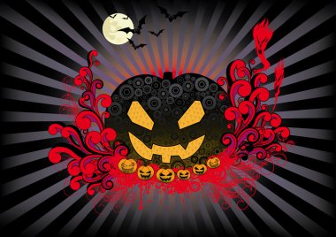 Retro Halloween clipart