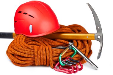 Climbing equipment clipart