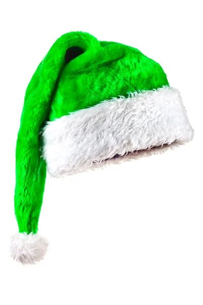 Πράσινο μαγικό καπέλο santa — Φωτογραφία Αρχείου
