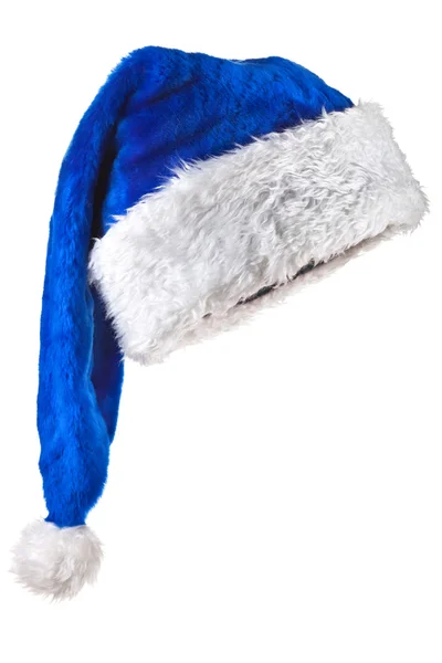 Μπλε μαγικό καπέλο santa — Φωτογραφία Αρχείου