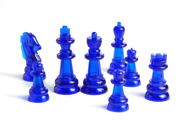 Chess figure isolated