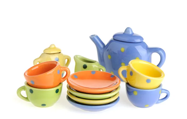 Color tableware — Stock Photo, Image