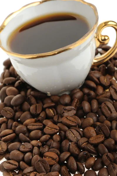 Eleganta kaffekopp med utsäde — Stockfoto