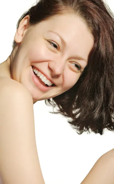 笑いの若い女性 — ストック写真