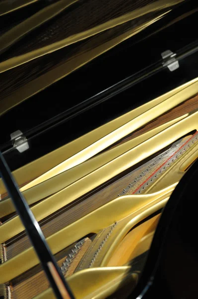 그랜드 피아노 내부 — 스톡 사진