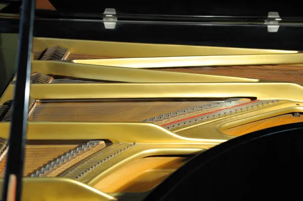 All'interno pianoforte a coda — Foto Stock