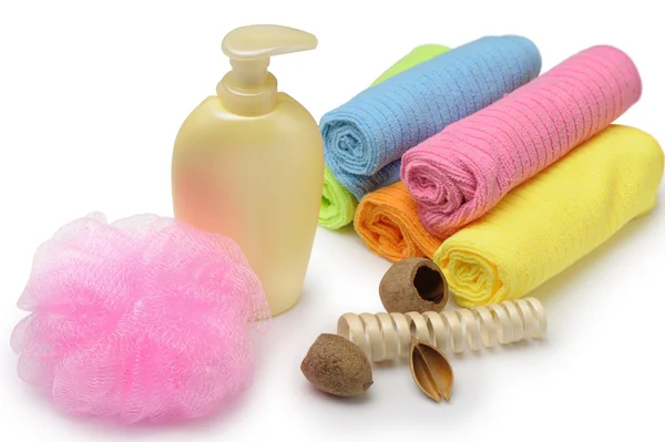 Conjunto de objetos para higiene pessoal — Fotografia de Stock