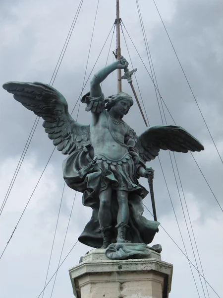 Pomnik anioła w Rzymie. — Zdjęcie stockowe